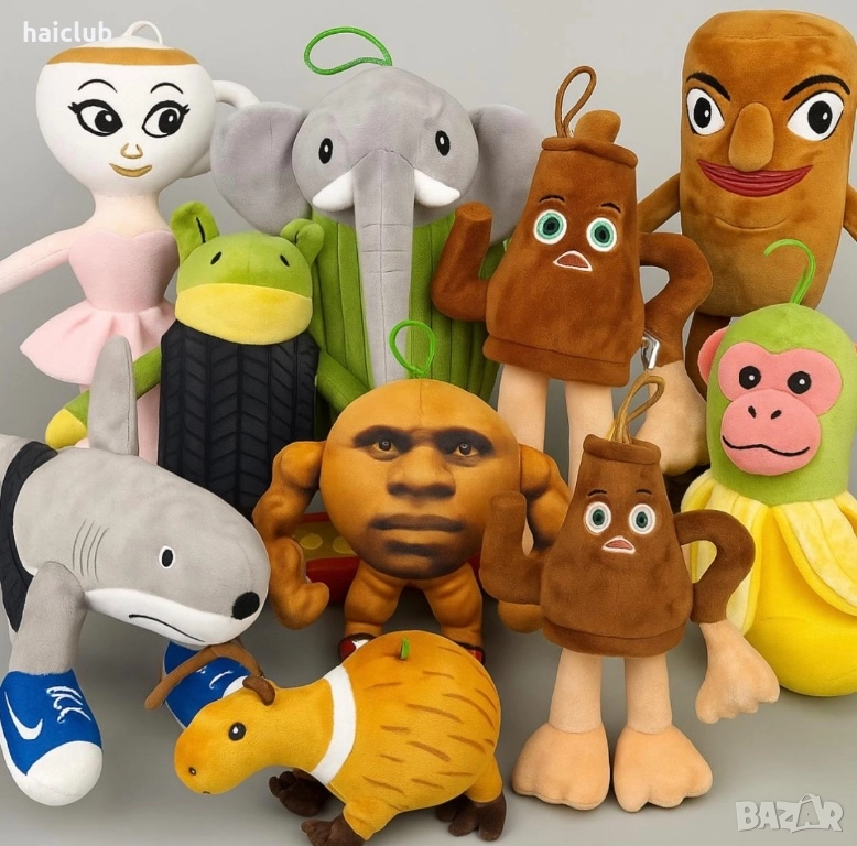 Italian brainrot плюшени играчки/Traralero tralala/Италиански тумор, снимка 1