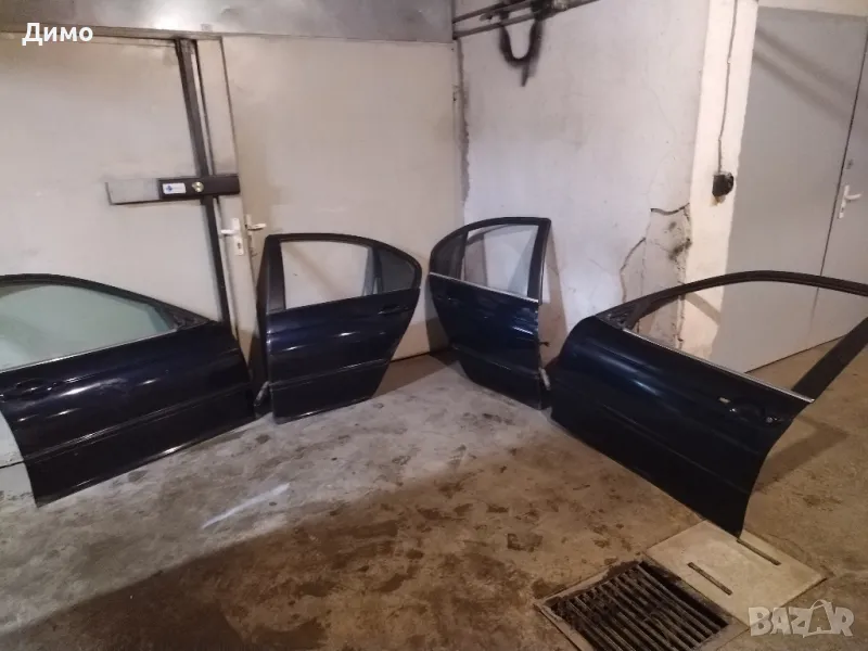 врата врати бмв е46 bmw e46 синя сини , снимка 1