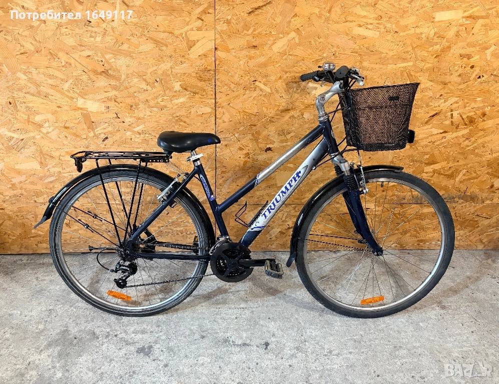 28цола Triumph алуминиев дамски градски велосипед колело[21ck-Shimano], снимка 1