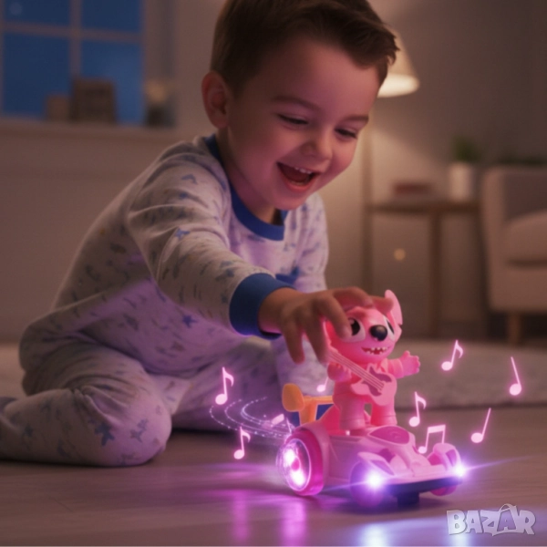 Светеща количка със Stitch – играчката, която движи въображението, снимка 1