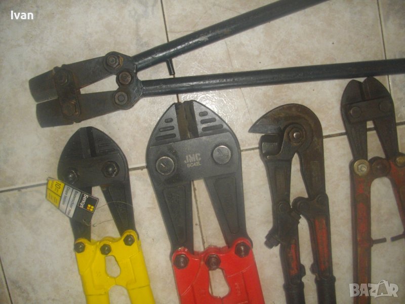 Ножица Рязане На Арматура-Старо Качество-Голяма-Различни-НРБ/Германия/Холандия-Отлични-1050мм-750мм, снимка 1