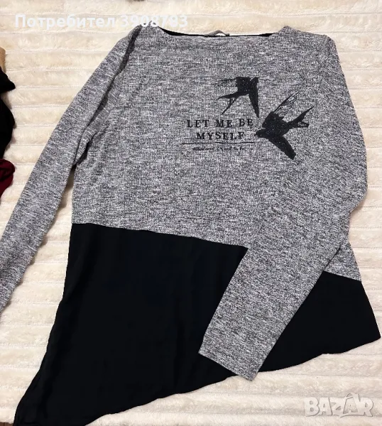 Сива блуза L р-р, снимка 1