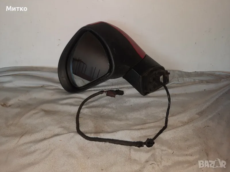 Ляво червено странично огледало за Пежо 207  PEUGEOT 207, снимка 1