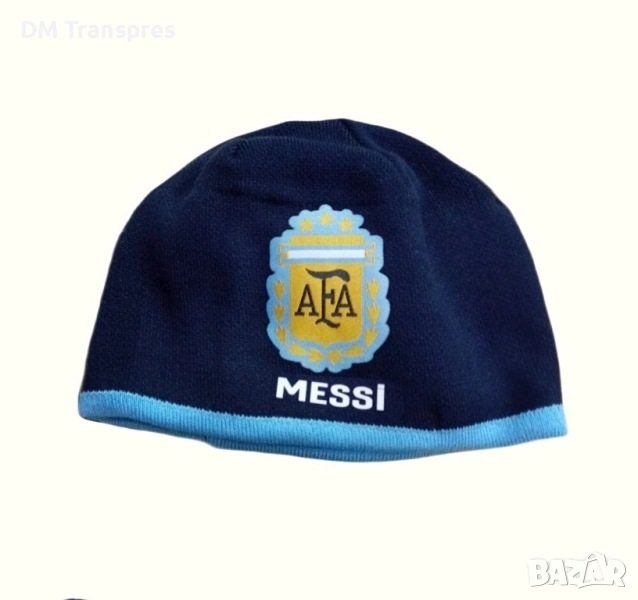 MESSI Спортна Зимна Шапка, Футбoлна на МЕСИ Аржентина синя, снимка 1