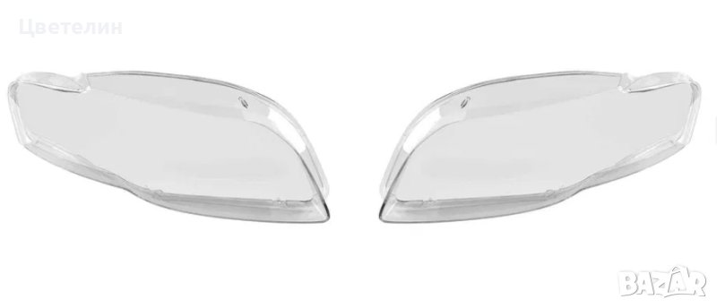 Комплект Стъкла за фар фарове Audi A4 B7 ляво и дясно stykla, снимка 1