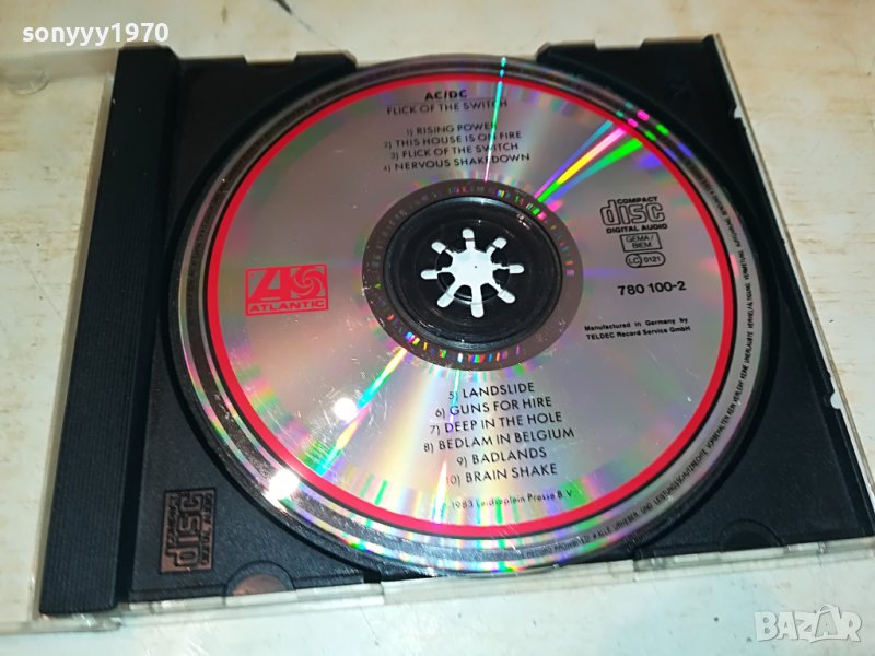 ⭐️AC/DC FLICK OF THE SWITCH CD 0210221632, снимка 1