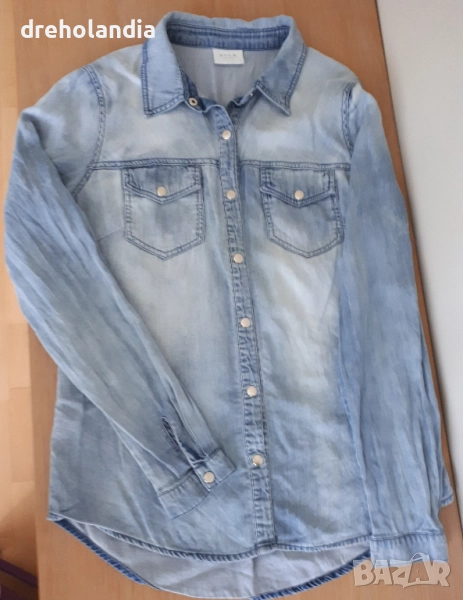 Дамска дънкова риза VILA - М, снимка 1