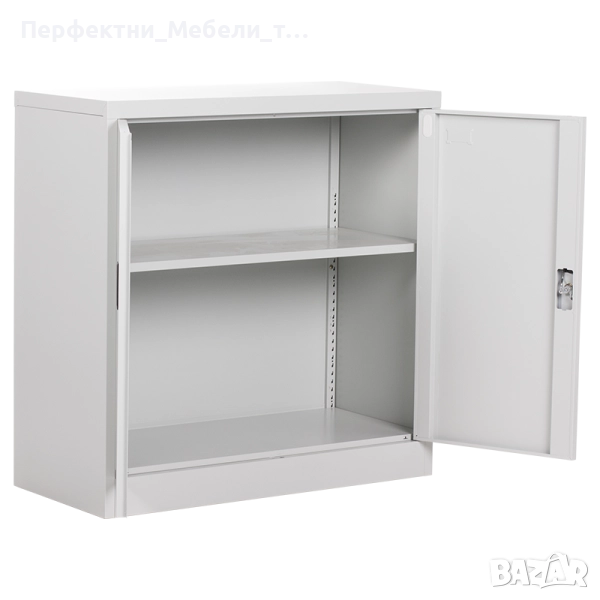 метален шкаф за тераса,балкон,градина-в сив цвят,нисък щкаф за балкон,висок мет.шкаф с чекмеджета, снимка 1