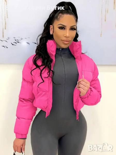 🍂❄️ Късо Дамско Яке за Есен/Зима ❄️🍂, снимка 1