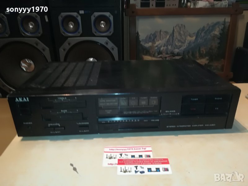 AKAI AM-A201 AMPLIFIER-MADE IN JAPAN 2007221100, снимка 1