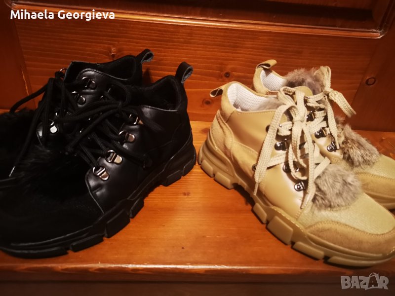 Дамски боти от естествена кожа Eva Minge, снимка 1