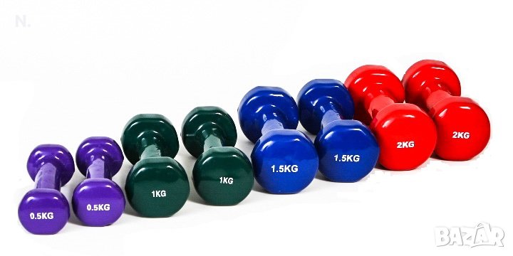 Гумирани гирички 1кг, 2кг, 3кг до 10кг, снимка 1