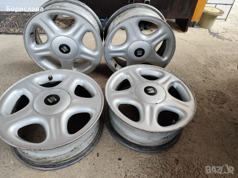 Алуминиеви джанти 4бр за Сеат 15" 4х100, снимка 1
