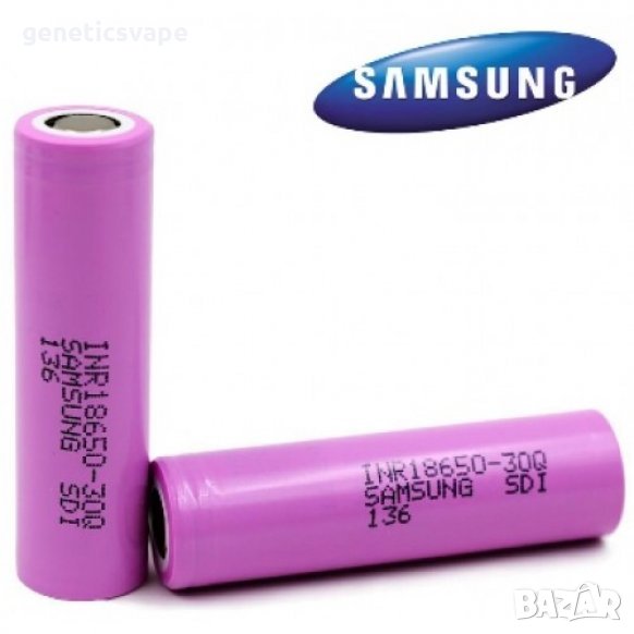 Samsung INR18650 30Q 3000mah 20A презареждаема оригинална батерия, снимка 1