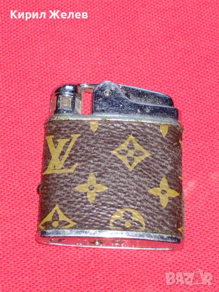 МЕТАЛНА ЗАПАЛКА с КОЖА ПЕРФЕКТНА РАБОТИ МНОГО КРАСИВА СТИЛЕН ДИЗАЙН 34186, снимка 1