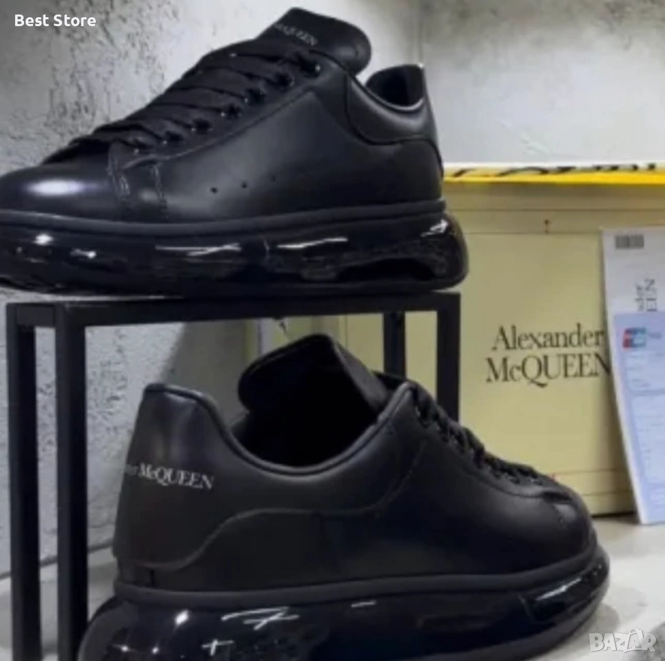 Alexander McQueen Черни Маратонки 36-44 Номер , снимка 1