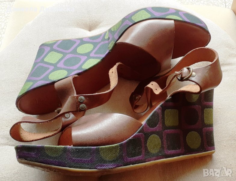 Български дамски сандали "Les Lolitas" разм. 41, снимка 1