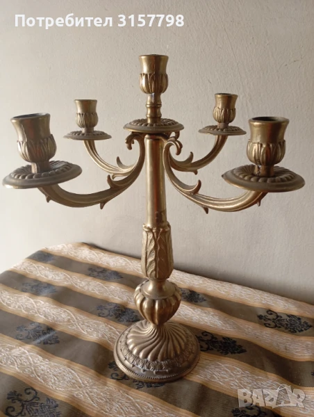 Бароков свещник, снимка 1