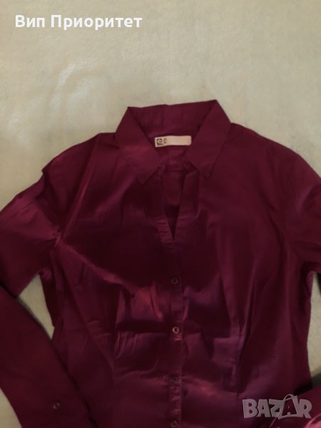 Лилава риза 100 % еластан , супер елегантен модел, много впечатляващ, дълъг ръкав   , снимка 1