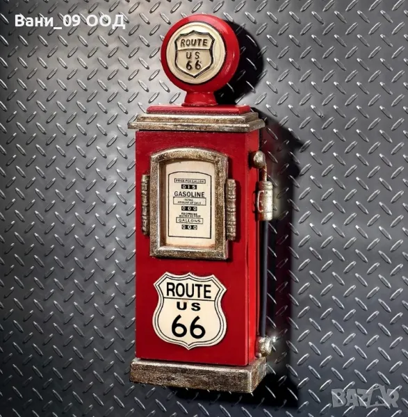 Винтидж кутия за ключове "Route 66", снимка 1