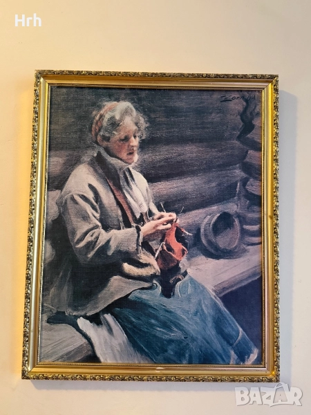 Картина - репродукция - Андерс Цорн Швеция, високо качествен принт, снимка 1