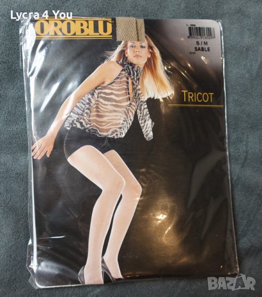 Oroblu Tricot S/M чорапогащник ситна мрежа в телесен цвят, снимка 1