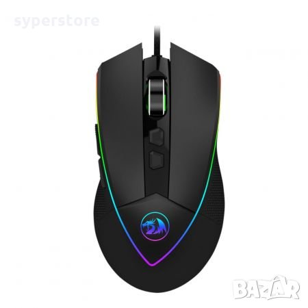 Мишка Геймърска USB Redragon Emperor M909 Черна 12400dpi 8btns RGB Подсветка, снимка 1