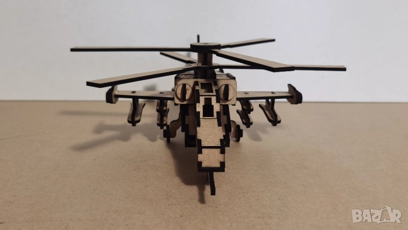 3D ПЪЗЕЛ - Военен Хеликоптер, снимка 1