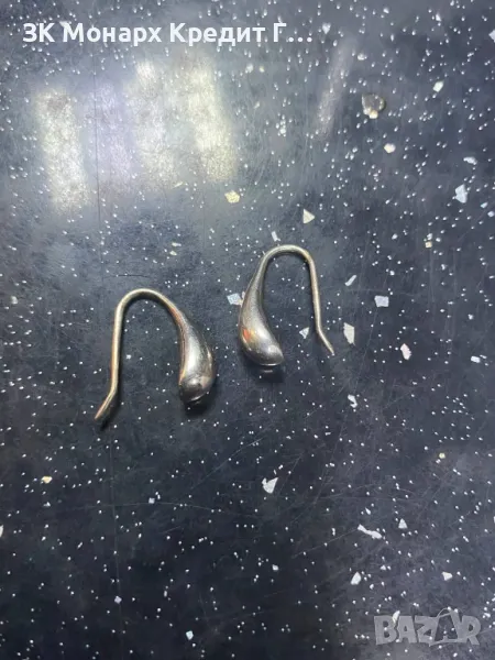 Сребърни обеци, снимка 1