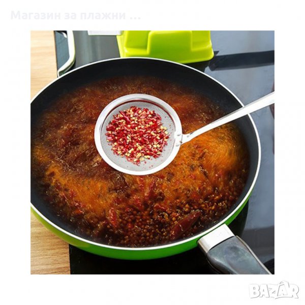 ЛЪЖИЦА С ЦЕДКА ЗА ПЪРЖЕНЕ код 1949, снимка 1