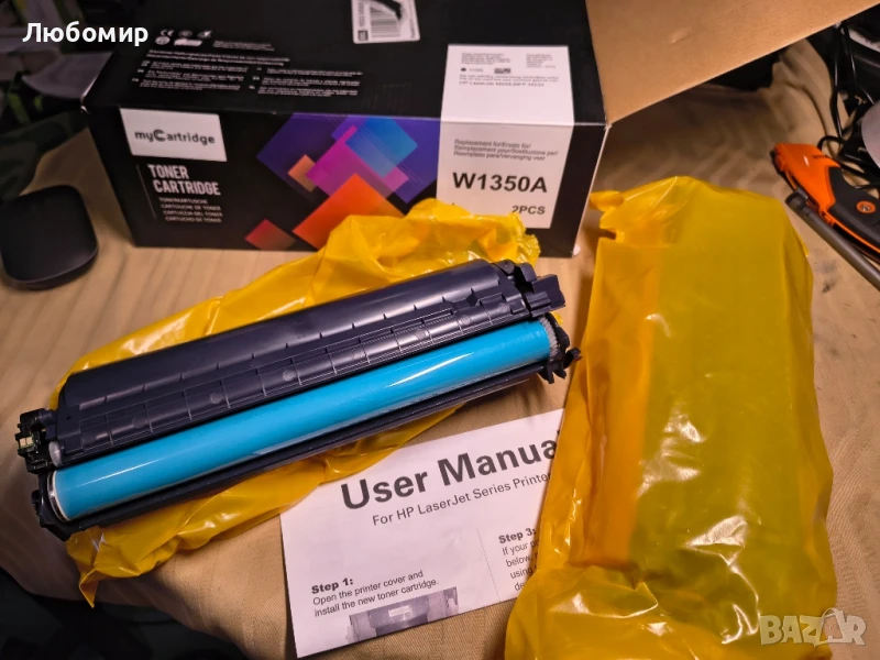 Тонер касета MYCARTRIDGE 135A W1350A (с чип) съвместима за HP 135A 135X съвместима за Laserjet

, снимка 1