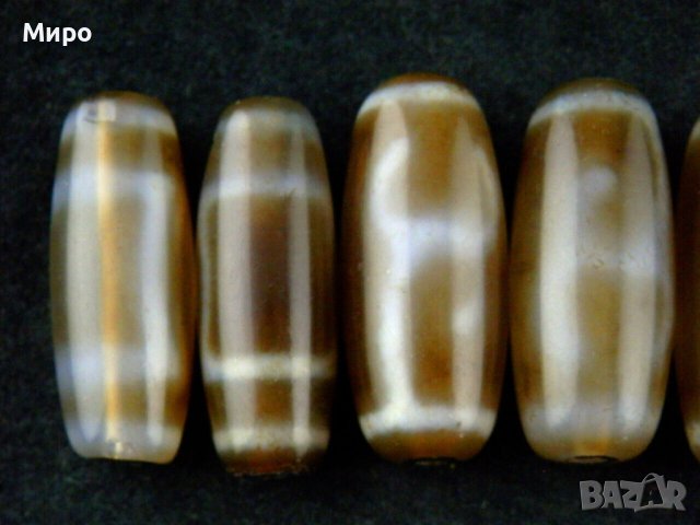 7 БР. ТИБЕТ НЕПАЛ ХИМАЛАИ АХАТ ДЗИ МЪНИСТА ЩАСТИЕ И ДОБЪР КЪСМЕТ, снимка 2 - Други - 40785911