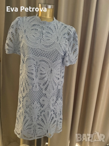 Елегантна и нежна дамска рокля М/Л , снимка 4 - Рокли - 52558558