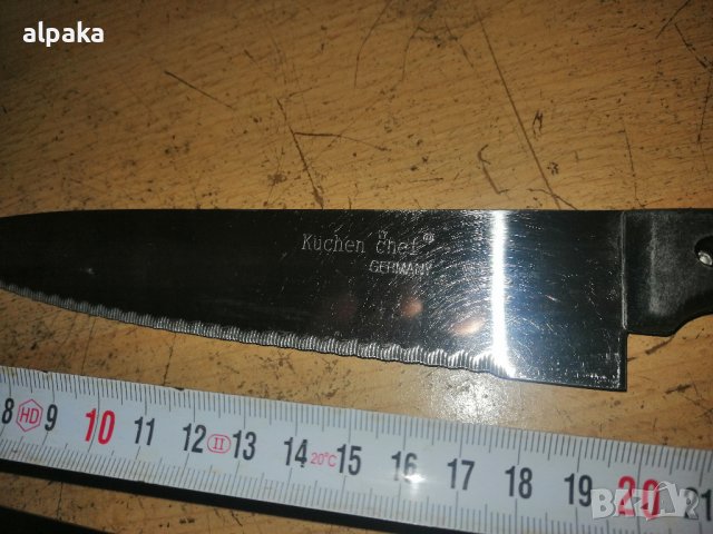 Продавам три кухненски маркови немски ножа, неръждъвейка, снимка 2 - Прибори за хранене, готвене и сервиране - 43480572