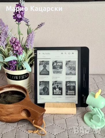 Четец за книги Kobo / Tolino vision 7" подсветка wifi Bluetooth , снимка 6 - Електронни четци - 52834809