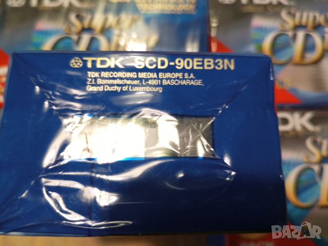Лот от 12 бр чисто нови хромни касети TDK Super CDing 90, снимка 3 - Аудио касети - 44867362