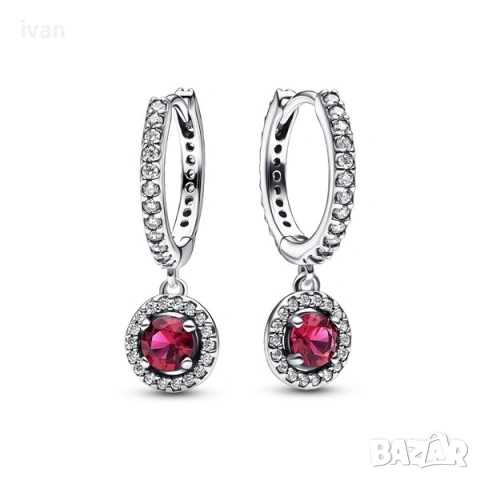 Pandora оригинални сребърни обици 