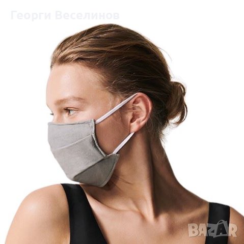 Памучна трислойна маска Chantelle - пакет 5 бр., снимка 3 - Други - 43965448