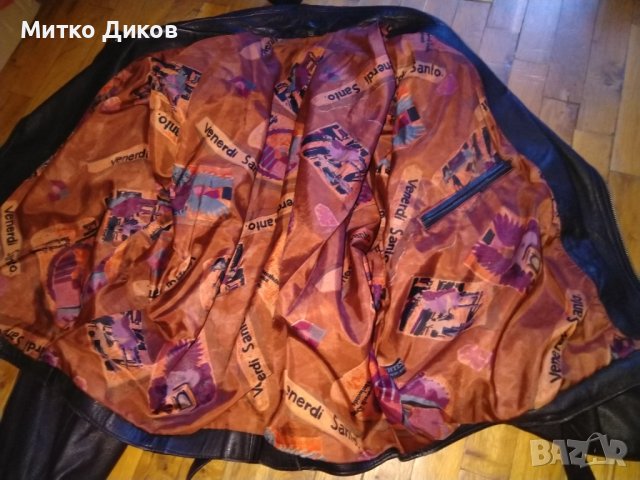 Рокерско яке немско естествена кожа/ехтер ледер/като ново размер ХЛ, снимка 8 - Якета - 43560969