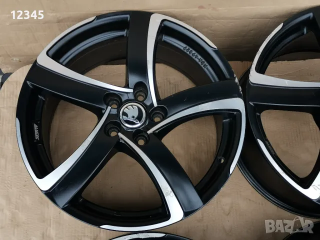 18’’5x112 za skoda 18”5х112 за шкода-№710, снимка 4 - Гуми и джанти - 48495472