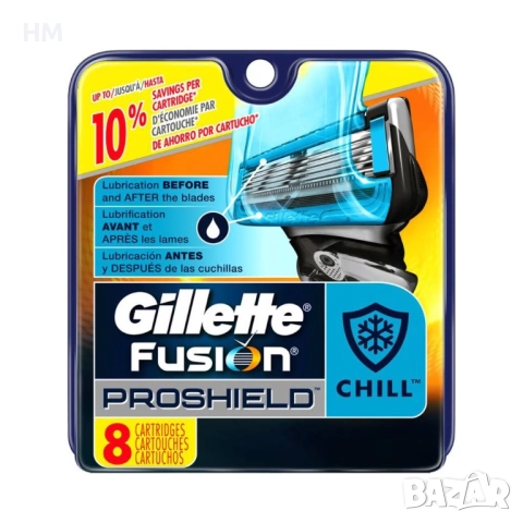 Ножчета за бръснене Gillette Fusion Chill, снимка 12 - Мъжка козметика - 52183526