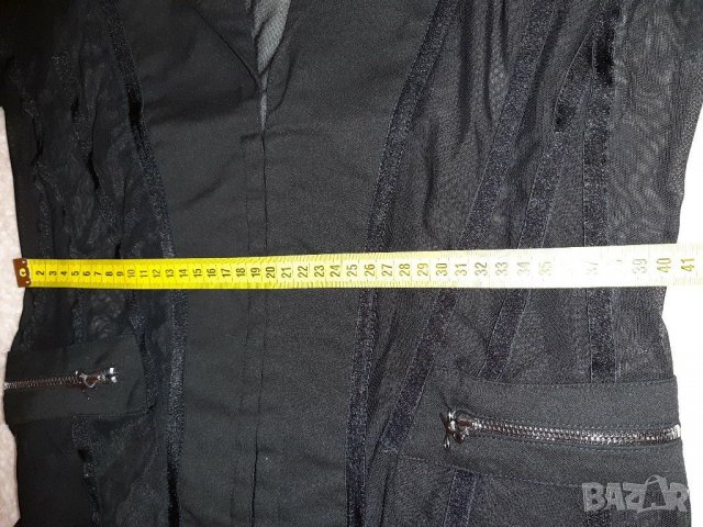 Елегантна блуза от прозрачна материя р-р S, снимка 5 - Сака - 28945662