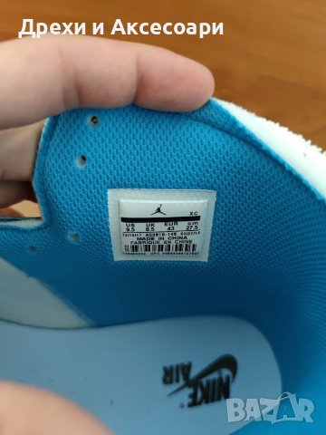 Nike Air Jordan 1 High Off White размер 43 номер Обувки Кецове Off-White Нови Оригинални , снимка 3 - Маратонки - 37561617