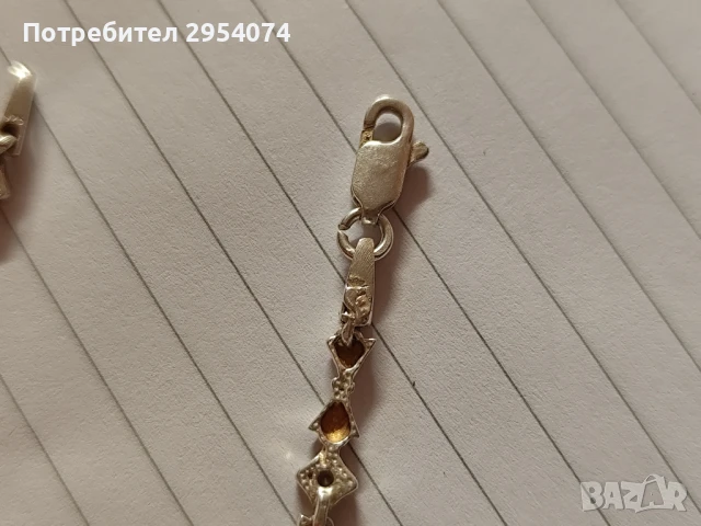 красива сребърна гривна 15лв, снимка 3 - Гривни - 50675302