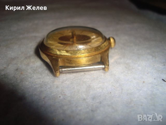 EMES MONOREX 4 jewels ANTIMAGNETIC стар ВИНТИДЖ 50-60те Год НЕМСКИ ПОЗЛАТЕН МЕХАНИЧЕН ЧАСОВНИК 26945, снимка 10 - Антикварни и старинни предмети - 36680881