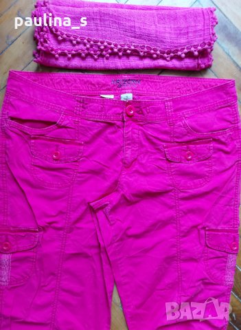 Еластични розови дънкови бермуди "Arizona" jean&Сo. / голям размер, снимка 4 - Къси панталони и бермуди - 14361266