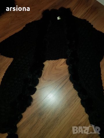 Жилетка болеро естествен косъм, снимка 3 - Жилетки - 27530381