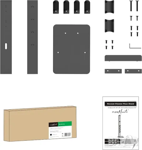 Продавам чисто нова стойка за прахосмукачки Dyson - PureMounts PM-VAC-00, внос от Германия., снимка 3 - Прахосмукачки - 48127629