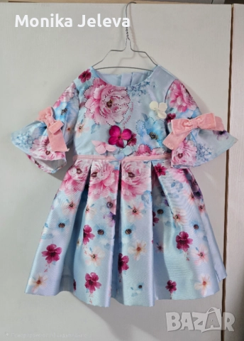 Рокля за момиче Petite Fleur, снимка 3 - Детски рокли и поли - 52511040
