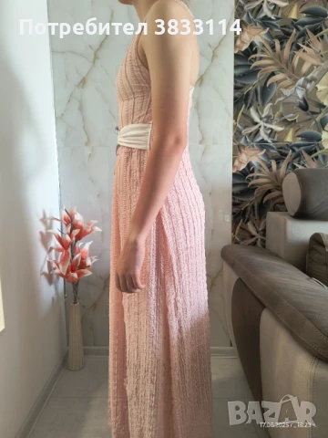 Дълга рокля от дантела - нова, снимка 2 - Рокли - 50785040